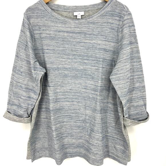 J. Jill Blue Heathered Tunic Side Panel Inserts Size XL - Picture 1 of 9